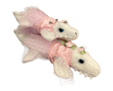 6" Albino Ballet Gator in a pink tutu